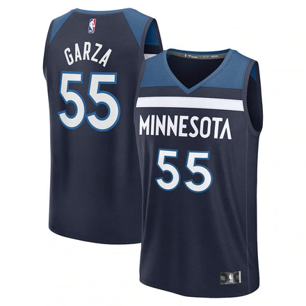 Luka Garza Minnesota Timberwolves Fanatics Fast Break Player Jersey - Icon Edition - Navy