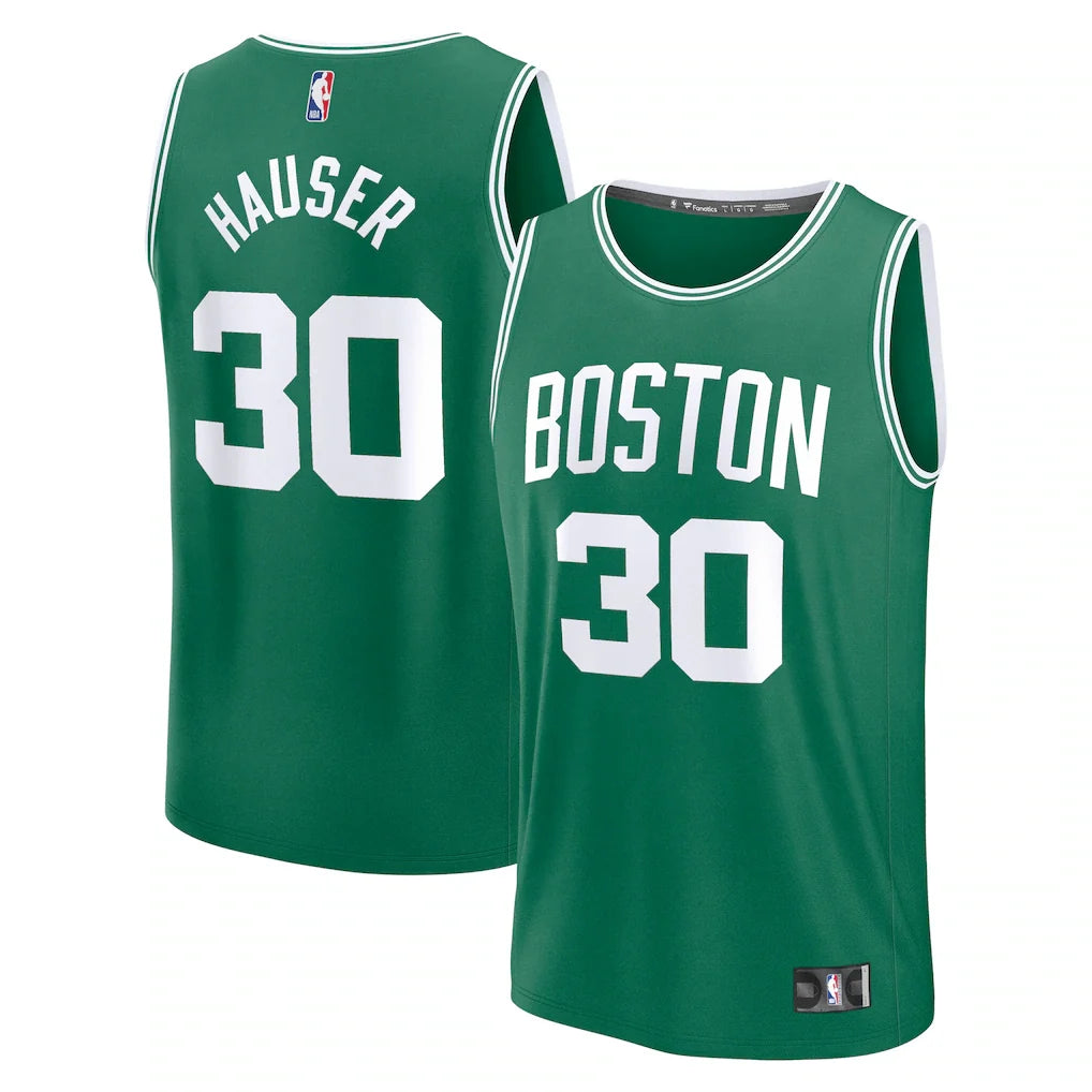 Sam Hauser Boston Celtics Fanatics Fast Break Player Jersey - Icon Edition - Kelly Green