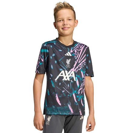 Liverpool Youth 2025/26 Pre-Match Training Jersey - Black