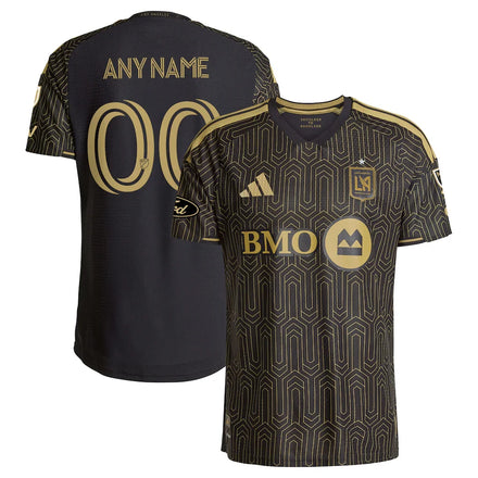 LAFC 2026 Primary Kit On-Field Patch Custom Jersey - Black
