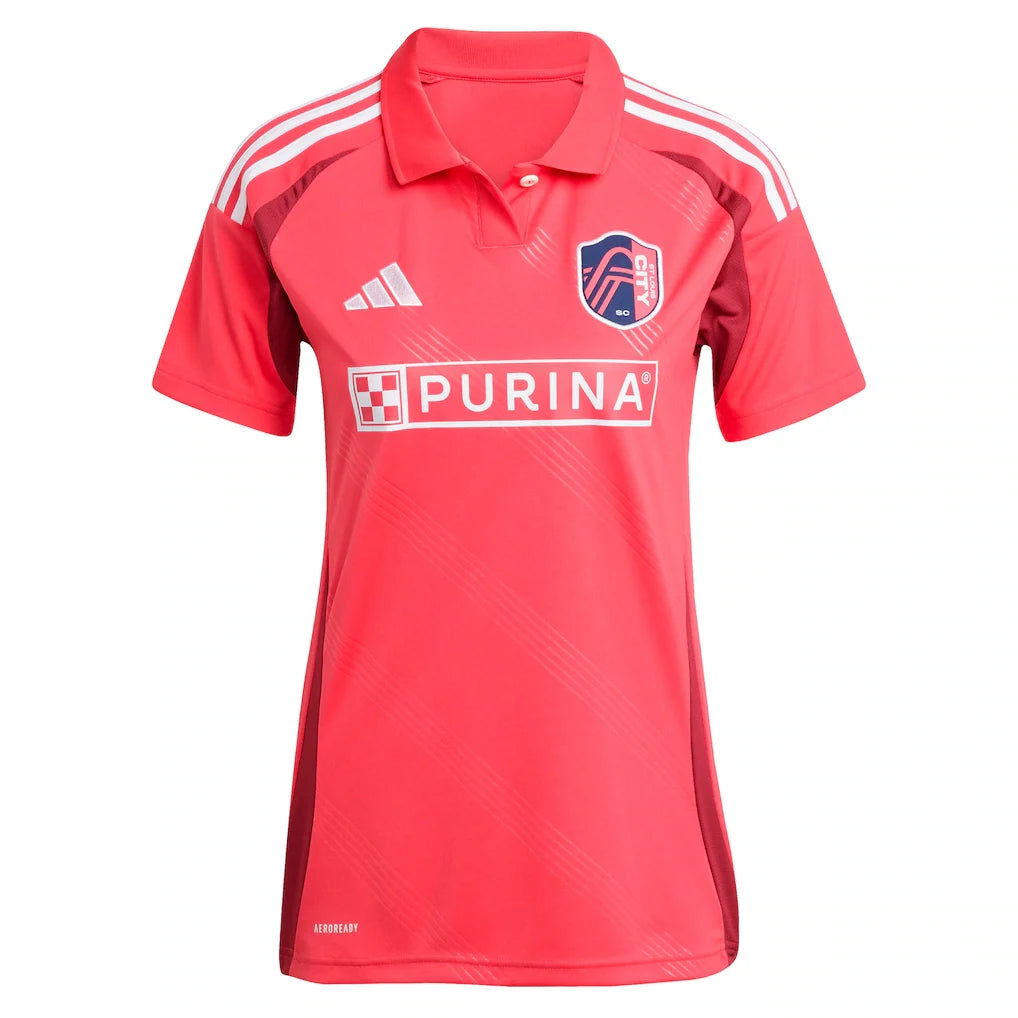 João Klauss St. Louis City SC adidas Women's 2025 Forever CITY Red Replica Player Jersey - Red