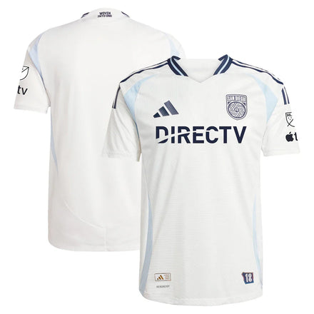 San Diego FC adidas 2025 Woven Into One Authentic Jersey - White