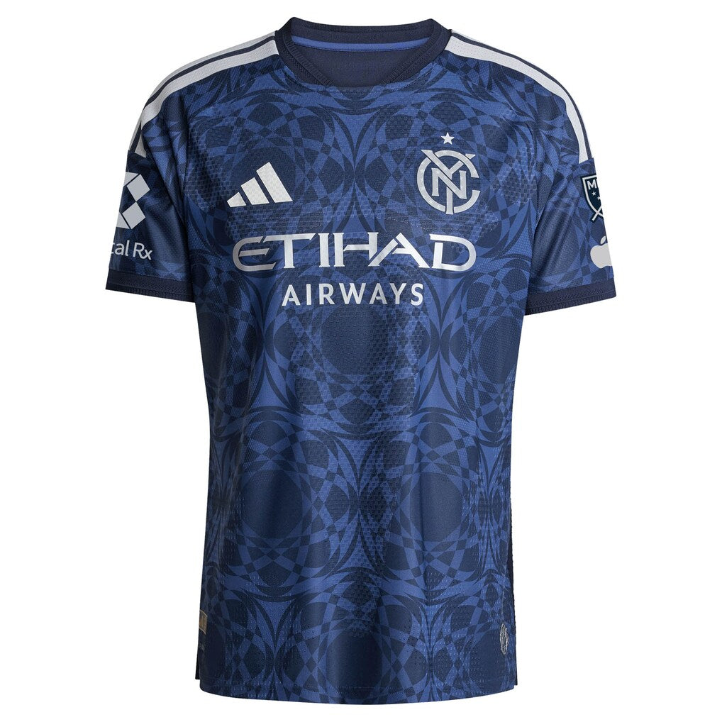 Aiden O’Neill New York City FC adidas 2026 The All Nations Kit On-Field Authentic Patch Jersey - Blue
