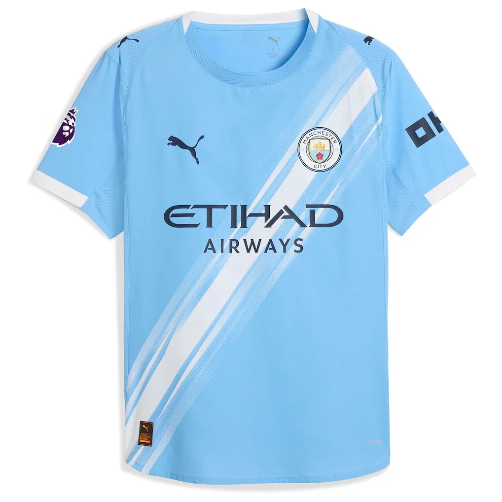 Manchester City Puma 2025/26 Home Authentic Jersey - Sky Blue