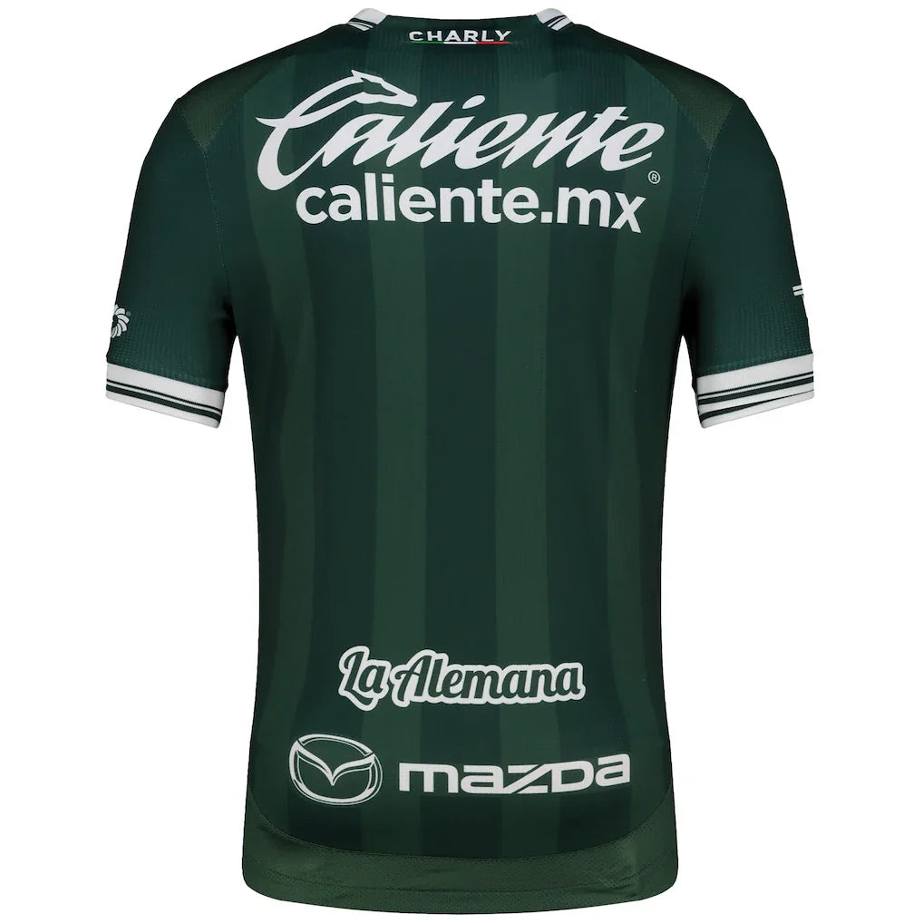 Club Leon Charly 2025/26 Home Authentic Jersey - Green