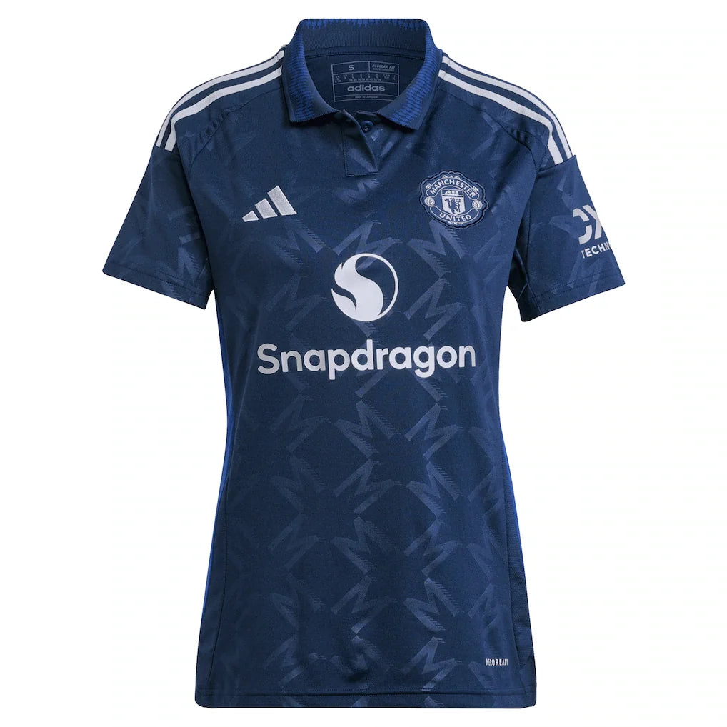 Alejandro Garnacho Manchester United adidas Women's 2024/25 Away Replica Player Jersey - Navy