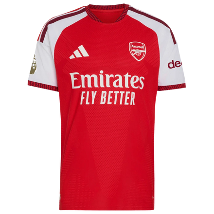 Arsenal adidas 2026/27 Home Authentic Custom Jersey - Red