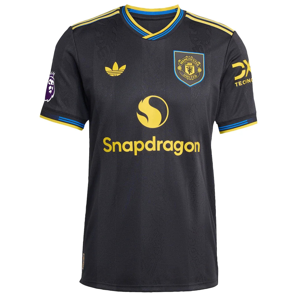 Mason Mount Manchester United adidas 2025/26 Third Authentic Player Jersey - Black