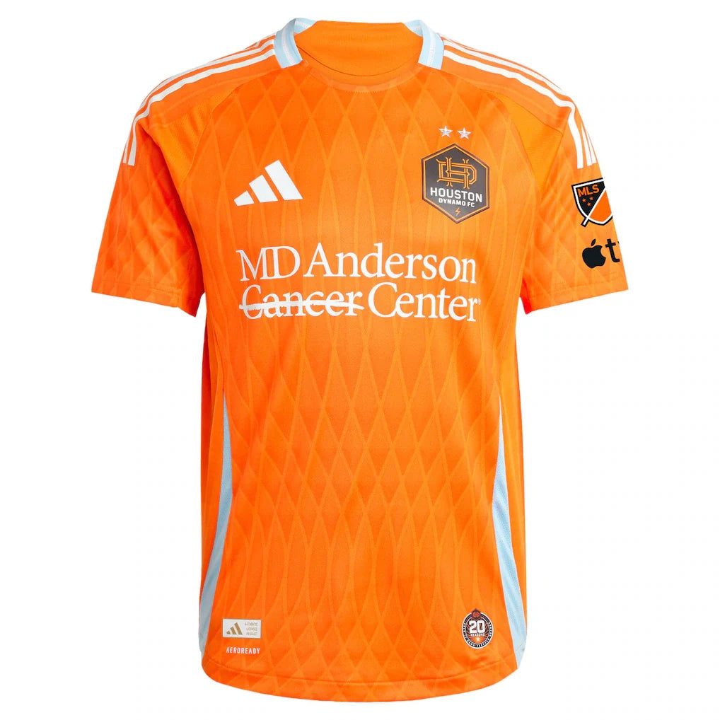 Mateusz Bogusz Houston Dynamo FC adidas 2025 Season 20 On-Field Authentic Jersey - Orange