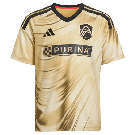 Fallou Fall St. Louis CITY SC adidas Youth 2026 The Tina Turner Kit Replica Jersey - Yellow