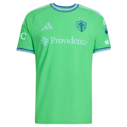 Albert Rusnak Seattle Sounders FC adidas 2026 The Evergreen State Kit On-Field Authentic Patch Jersey - Rave Green