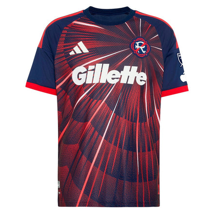 Leonardo Campana New England Revolution adidas 2026 Independence Day On-Field Authentic Patch Jersey - Blue