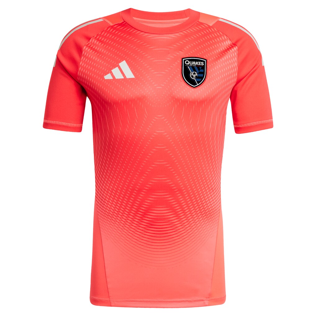 San Jose Earthquakes adidas 2025 Goalkeeper Jersey - Red