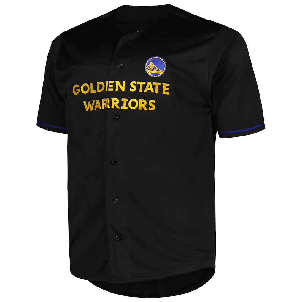 Golden State Warriors Profile Big & Tall Pop Jersey - Black