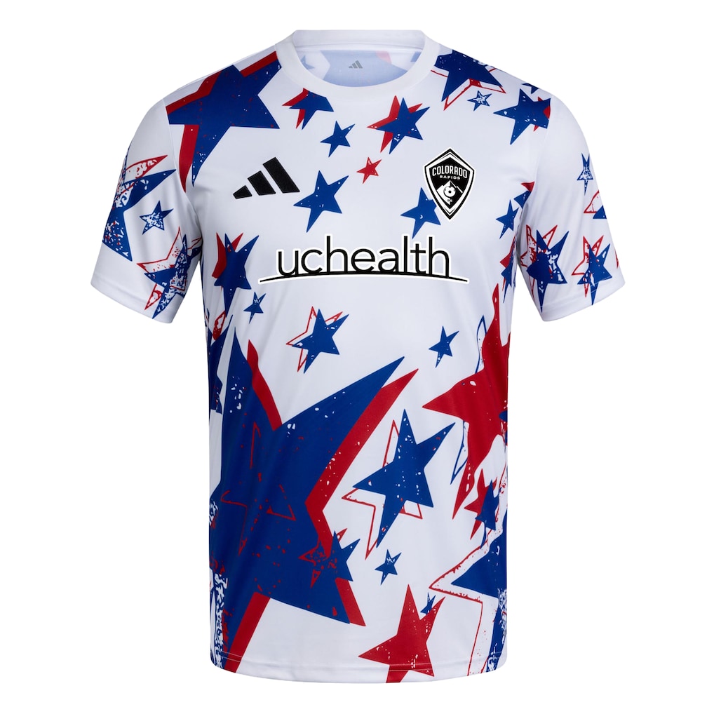 Colorado Rapids adidas 2026 Americana Pre-Match Jersey - White