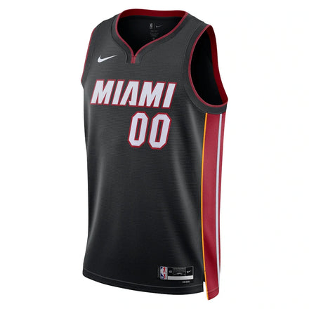 Miami Heat Nike Unisex Swingman Custom Jersey Black - Icon Edition
