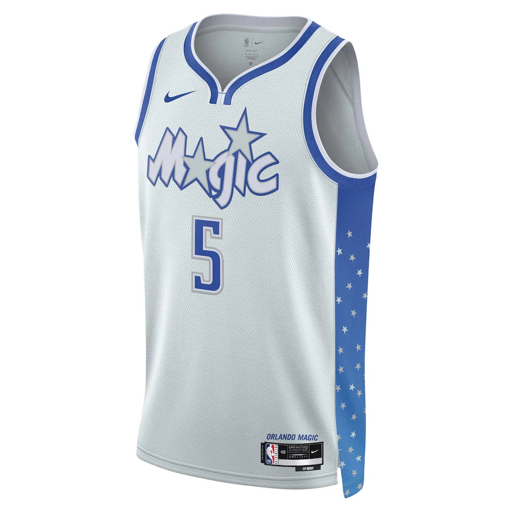 Paolo Banchero Orlando Magic Nike Unisex 2025/26 Swingman Jersey - Silver - City Edition