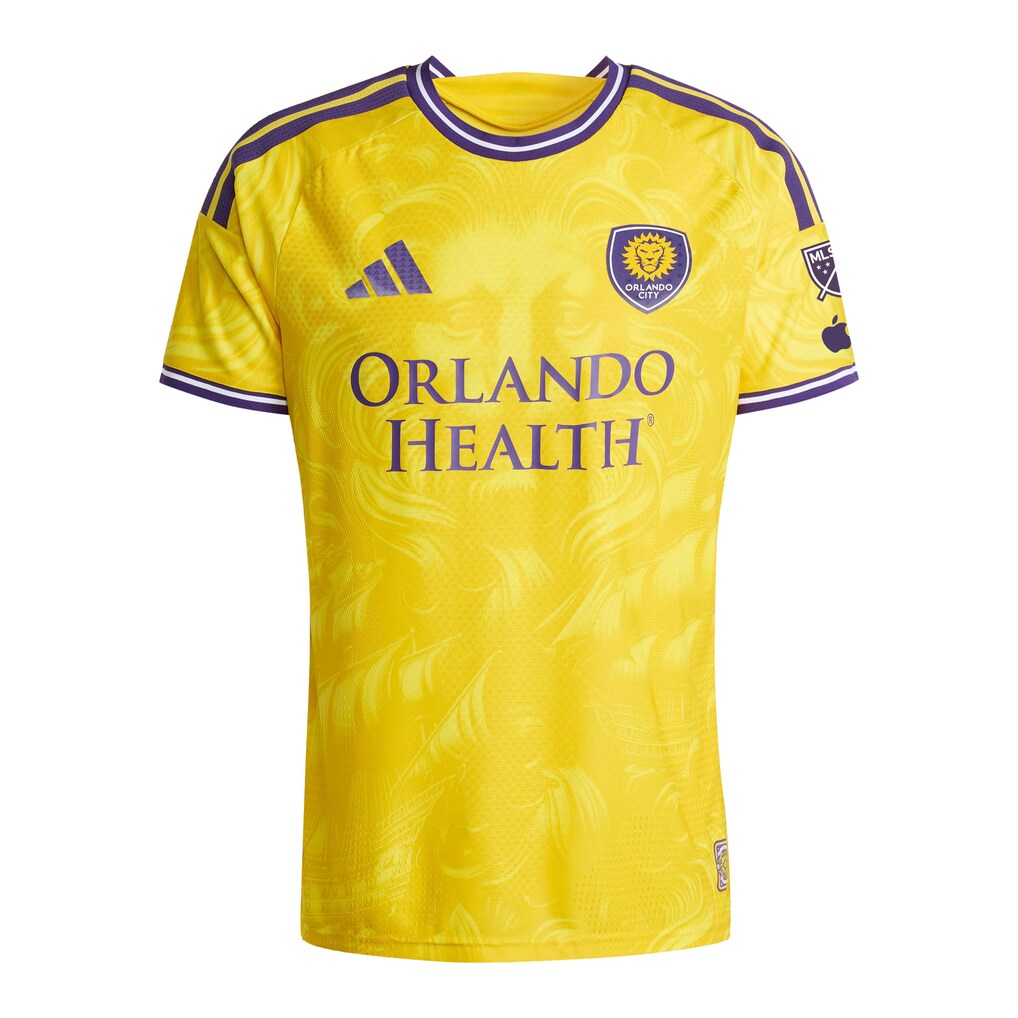Martín Ojeda Orlando City SC adidas 2026 Sunken Treasure Kit On-Field Authentic Patch Jersey - Yellow