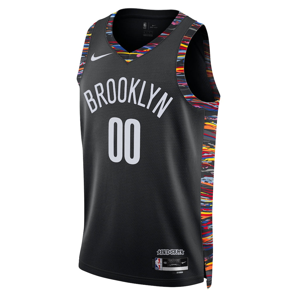 Brooklyn Nets Nike Unisex 2025/26 City Edition Swingman Custom Jersey - Black