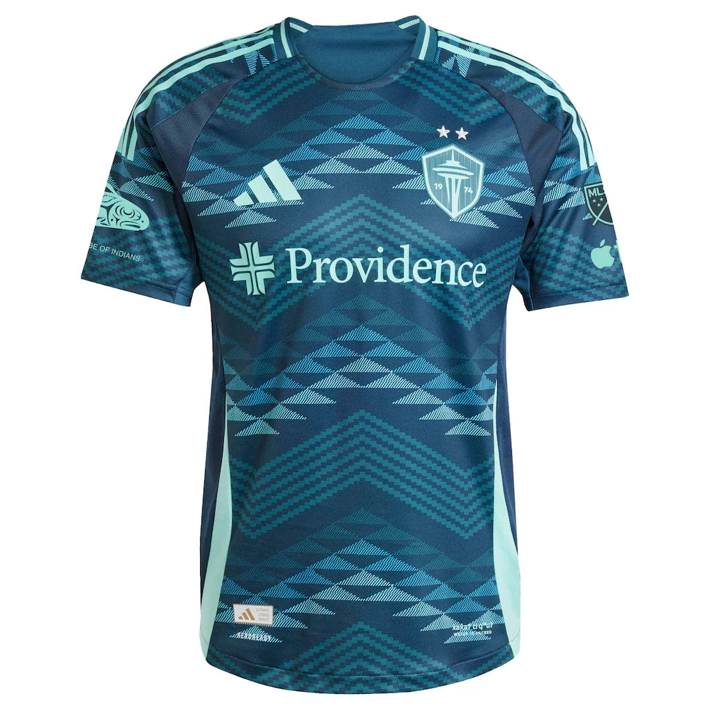 Albert Rusnak Seattle Sounders FC adidas 2025 The Salish Sea Kit Authentic Player Jersey - Blue