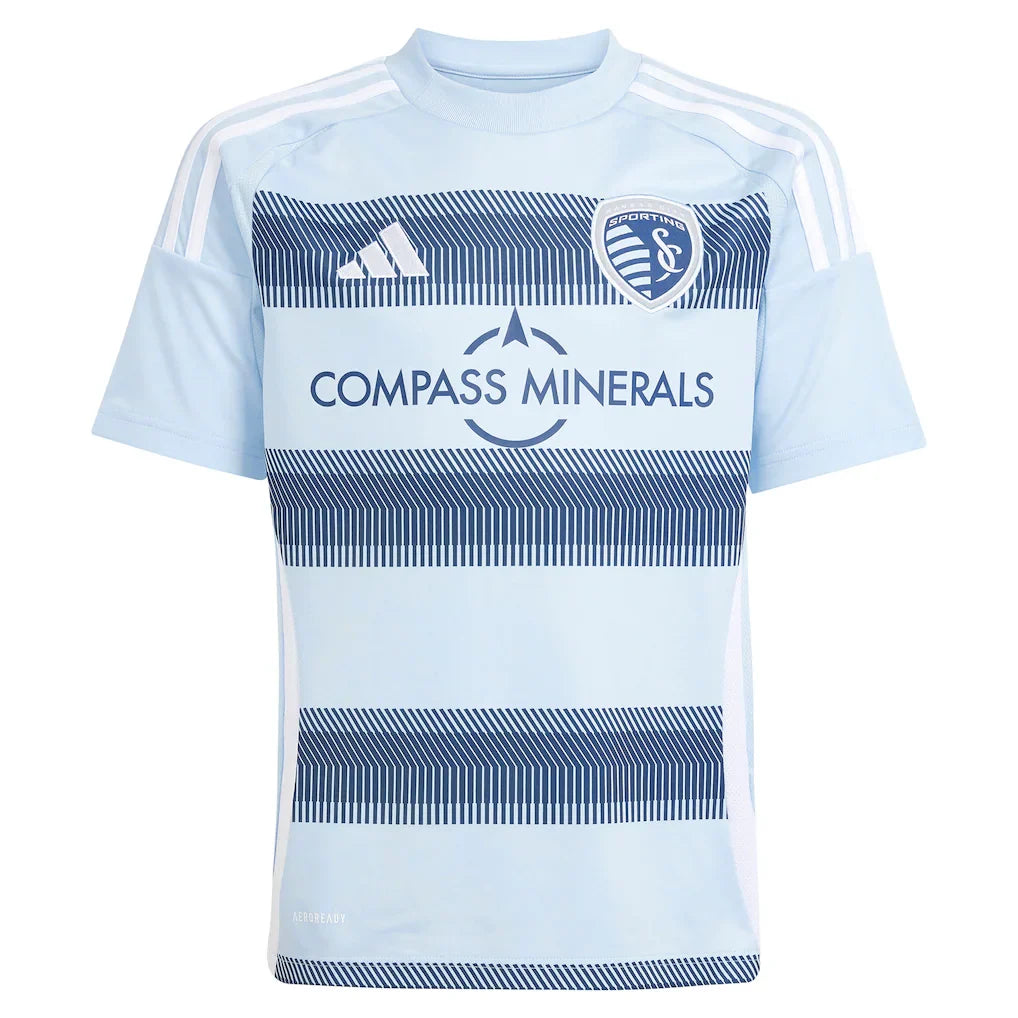 Erik Thommy Sporting Kansas City adidas Youth 2025 One KC Replica Player Jersey - Light Blue