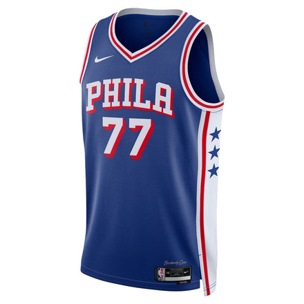VJ Edgecombe Philadelphia 76ers Nike Unisex Swingman Jersey - Icon Edition - Royal