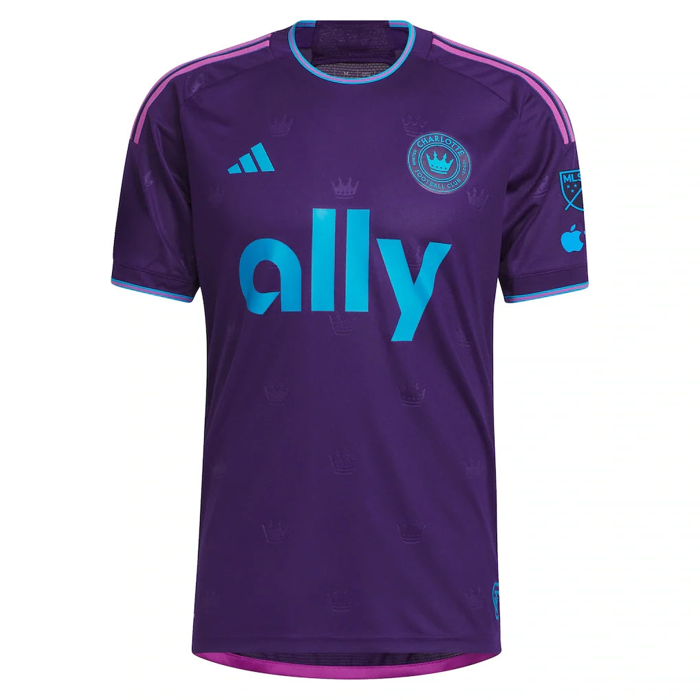 Kerwin Vargas Charlotte FC adidas 2023 Crown Jewel Kit Authentic Player Jersey - Purple
