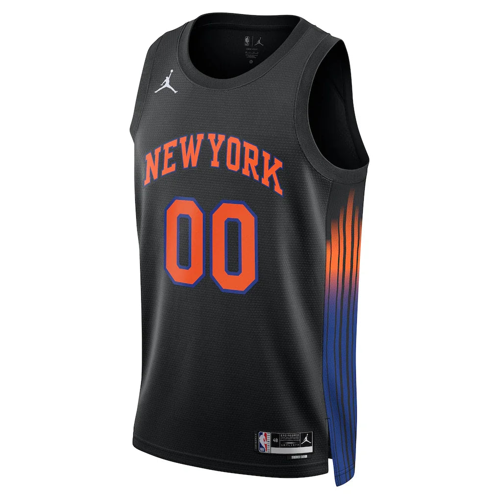 New York Knicks Jordan Brand Unisex Swingman Custom Jersey - Statement Edition - Black