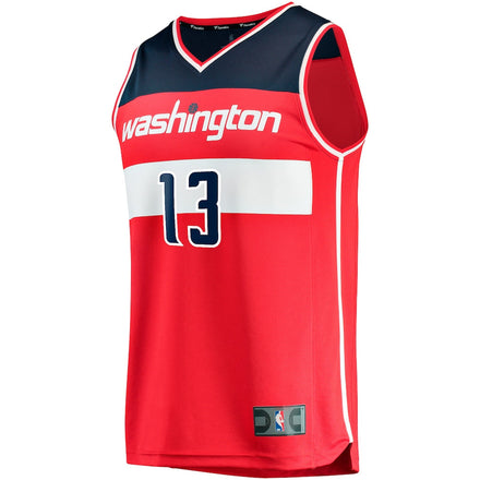 Jordan Poole Washington Wizards Fanatics Fast Break Player Jersey - Icon Edition - Red