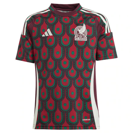 Mexico National Team adidas Youth 2024 Home Replica Jersey - Burgundy