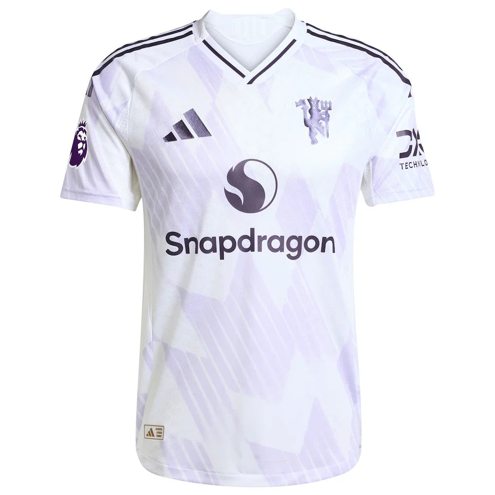 Alejandro Garnacho Manchester United adidas 2025/26 Away Authentic Player Jersey - White