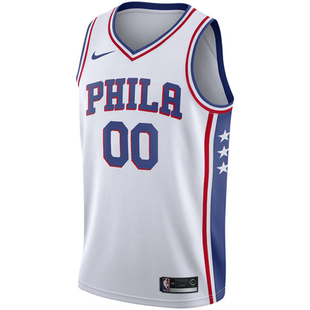 Philadelphia 76ers Nike 2020/21 Swingman Custom Jersey - Association Edition - White
