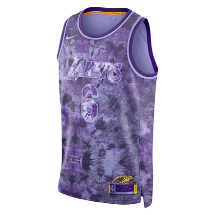 LeBron James Los Angeles Lakers Nike Unisex Select Series Swingman Jersey - Purple