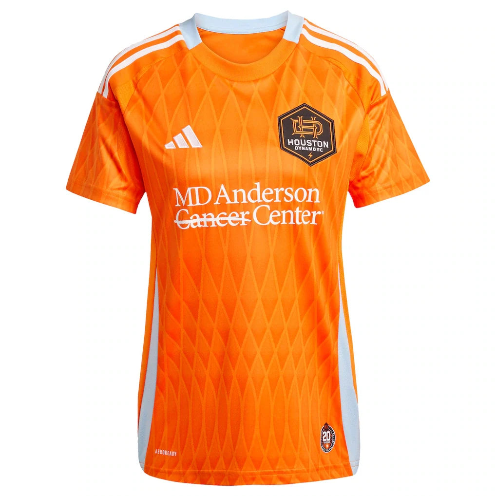 Artur Houston Dynamo FC adidas Women's 2025 Season 20 Replica Player Jersey - Orange