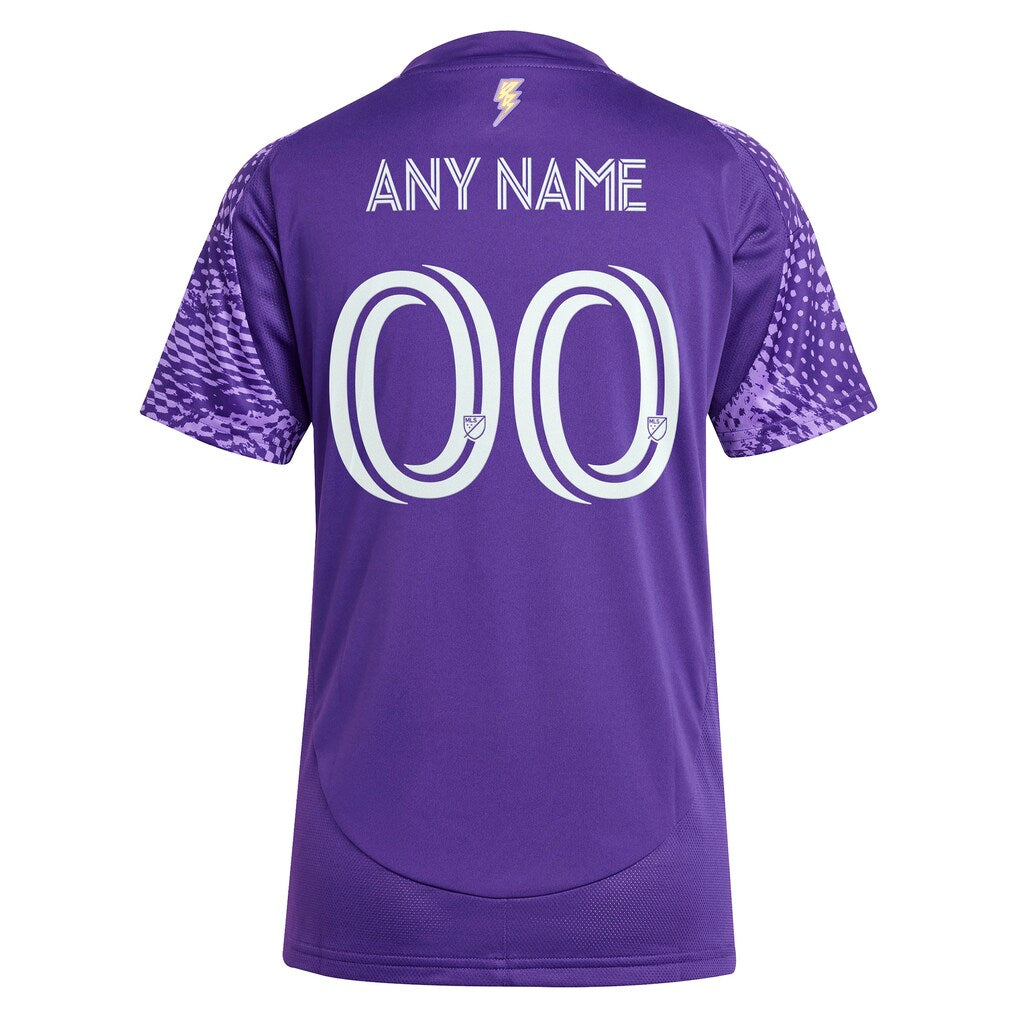 Orlando City SC adidas Women's 2025 Perfect Storm Replica Custom Jersey - Purple