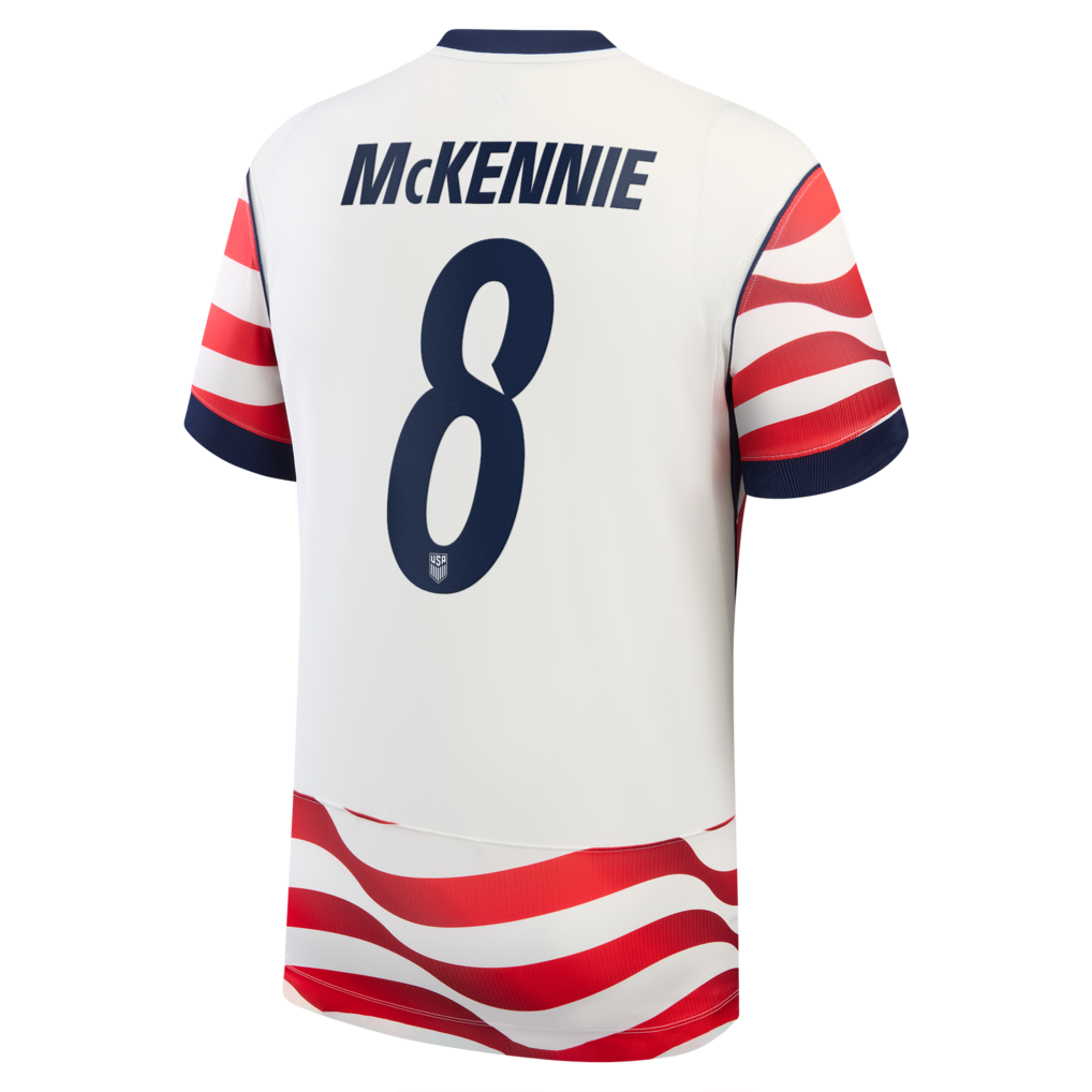 Weston McKennie USMNT Nike 2026 Home Stadium Replica Jersey - White