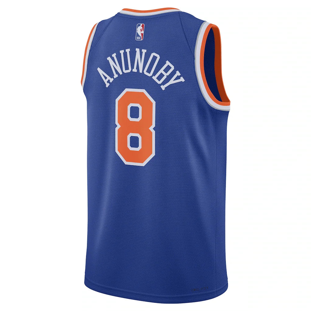 OG Anunoby New York Knicks Nike Unisex Swingman Jersey - Icon Edition - Blue