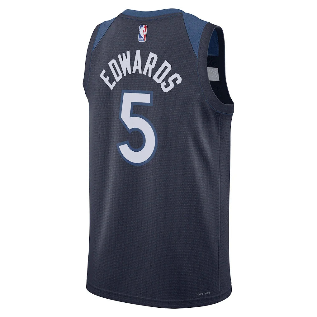 Anthony Edwards Minnesota Timberwolves Nike Unisex Swingman Jersey - Icon Edition - Navy