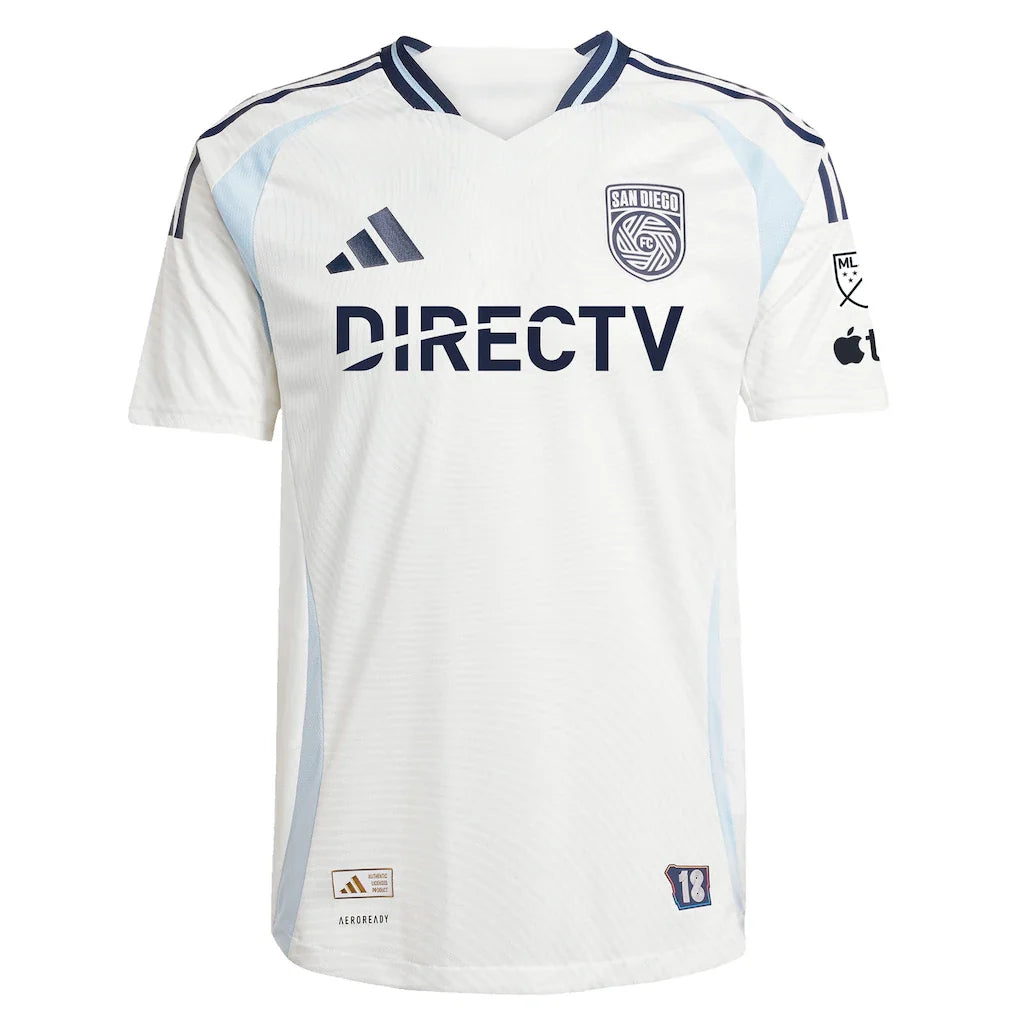 San Diego FC adidas 2025 Woven Into One Authentic Jersey - White