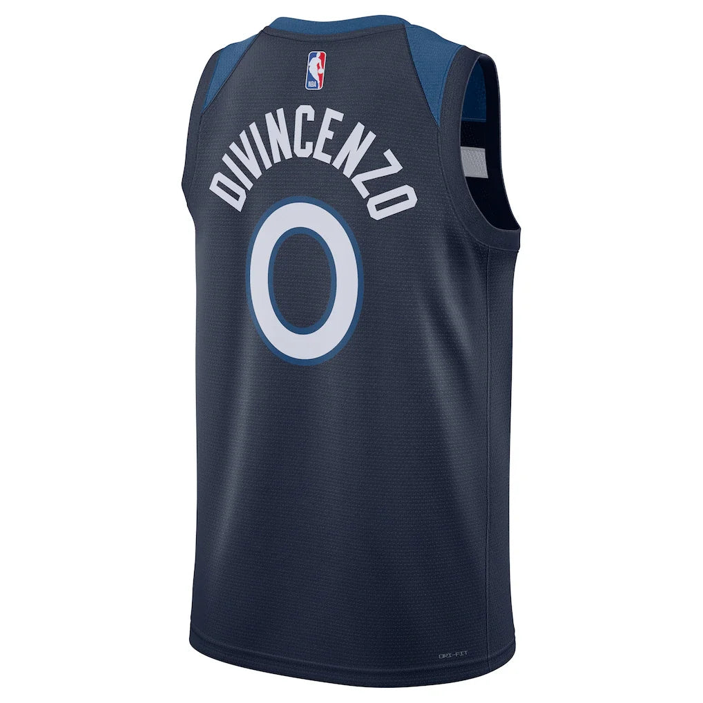 Donte DiVincenzo Minnesota Timberwolves Nike Unisex Swingman Player Jersey - Icon Edition - Navy