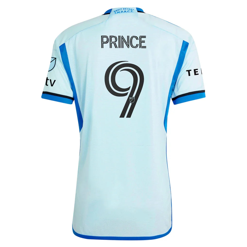 Prince Owusu CF Montreal adidas 2024 Montréal Original Authentic Player Jersey - Light Blue