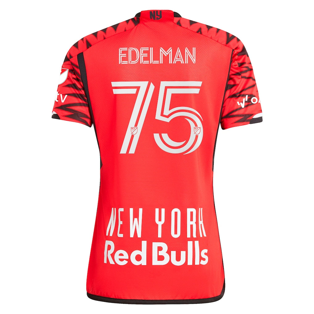 Daniel Edelman New York Red Bulls adidas 2024 Legacy Authentic Player Jersey – Red