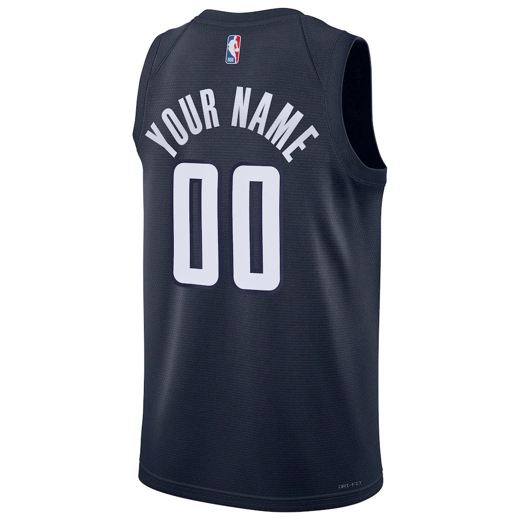 Washington Wizards Jordan Brand Unisex 2024/25 Custom Swingman Jersey - Statement Edition - Navy