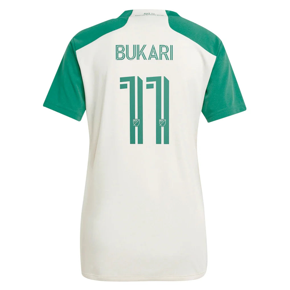 Osman Bukari Austin FC adidas Women's 2024 The Armadillo Kit Replica Player Jersey - Tan