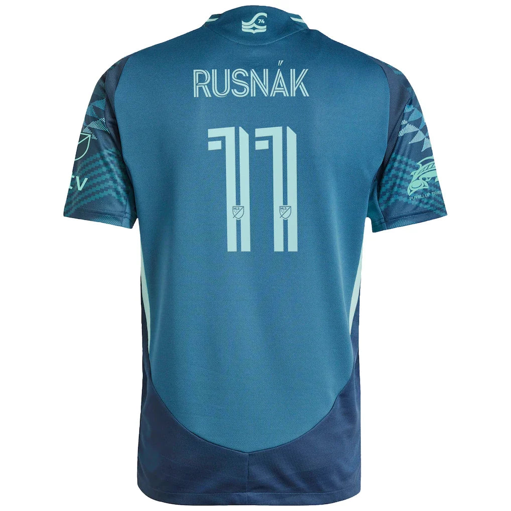 Albert Rusnak Seattle Sounders FC adidas 2025 The Salish Sea Kit Authentic Player Jersey - Blue