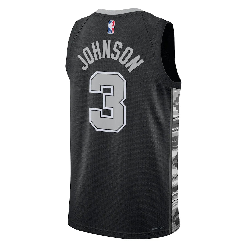 Keldon Johnson San Antonio Spurs Jordan Brand Unisex Swingman Jersey - Statement Edition - Black