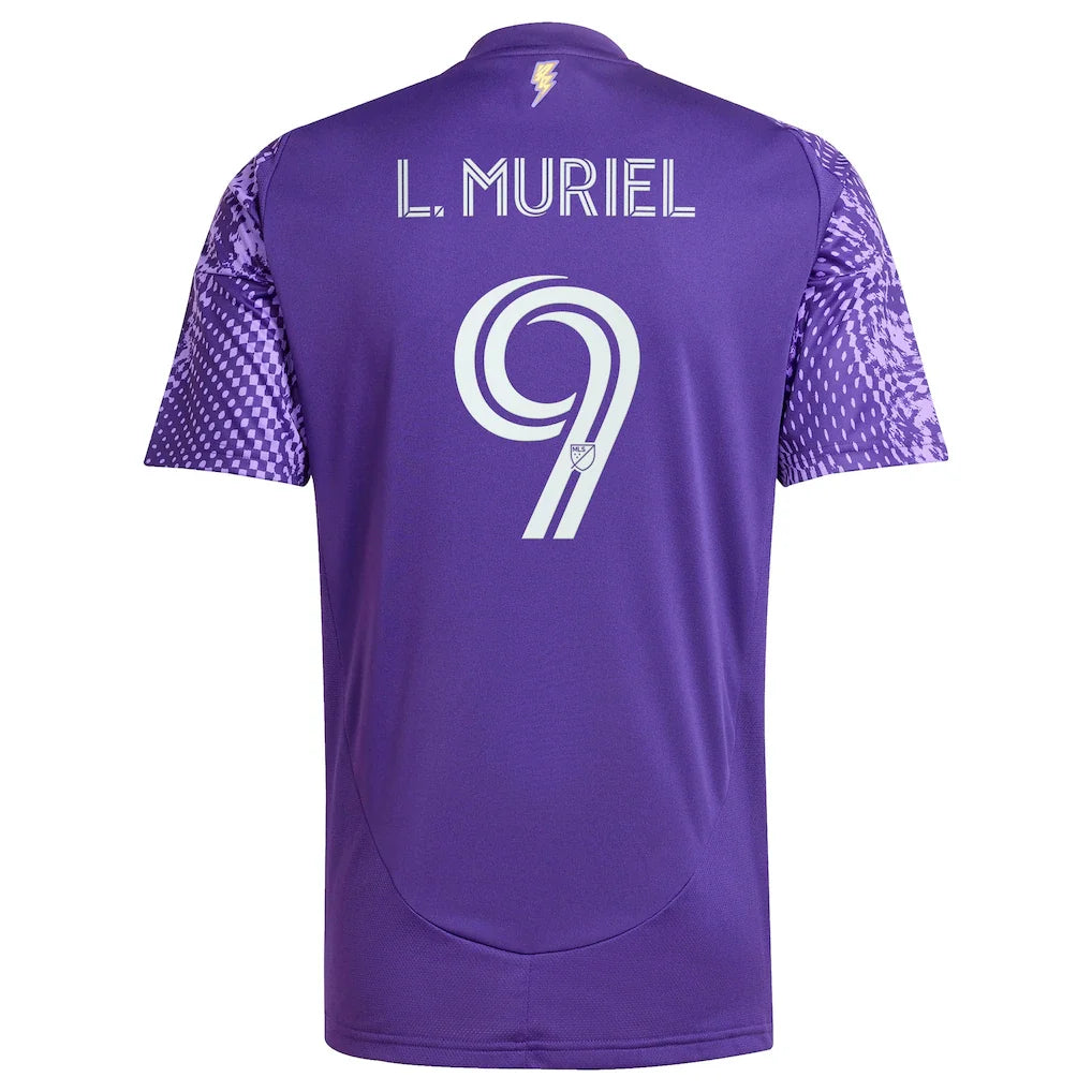 Luis Muriel Orlando City SC adidas 2025 Perfect Storm Replica Player Jersey - Purple