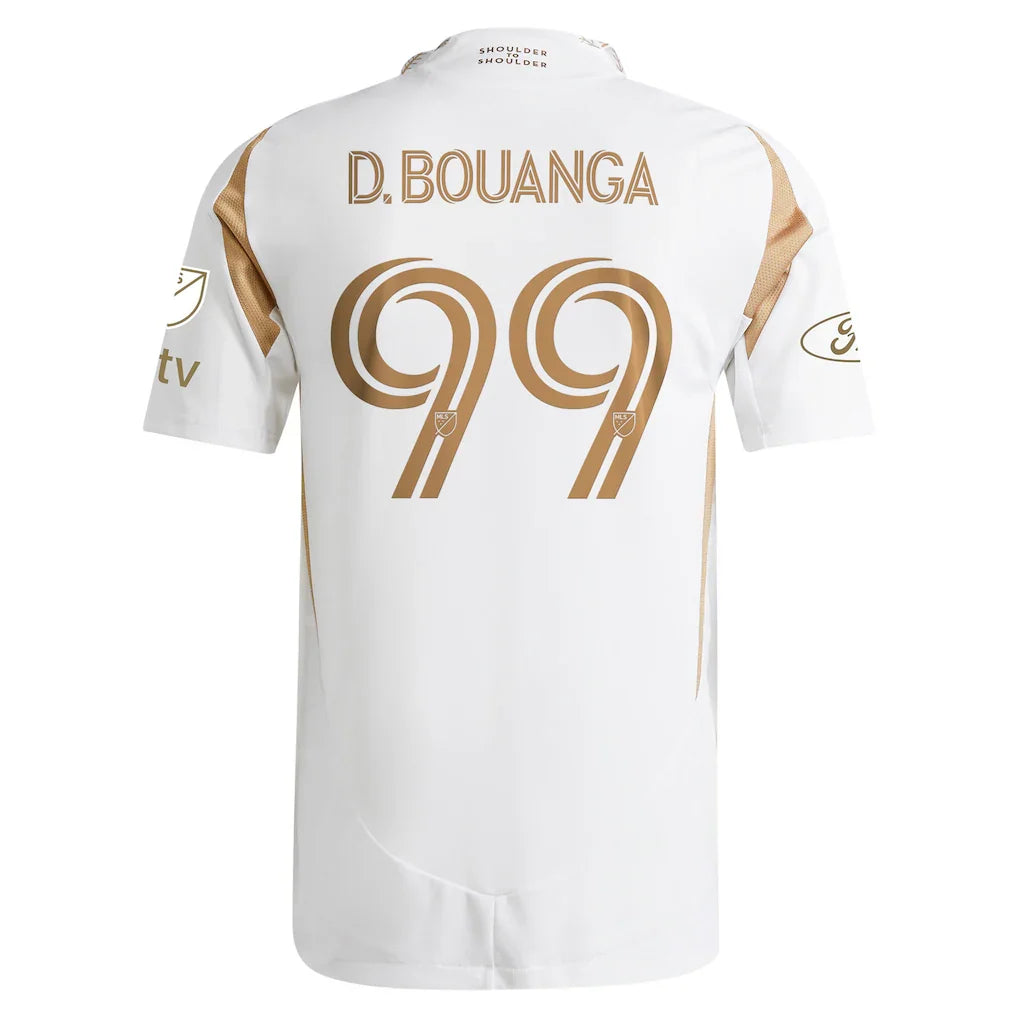 Denis Bouanga LAFC adidas 2025 Secondary Authentic Player Jersey - White