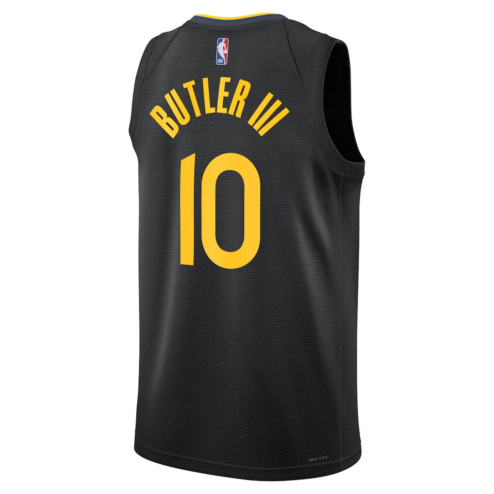 Jimmy Butler Golden State Warriors Jordan Brand Unisex Swingman Jersey - Statement Edition - Black