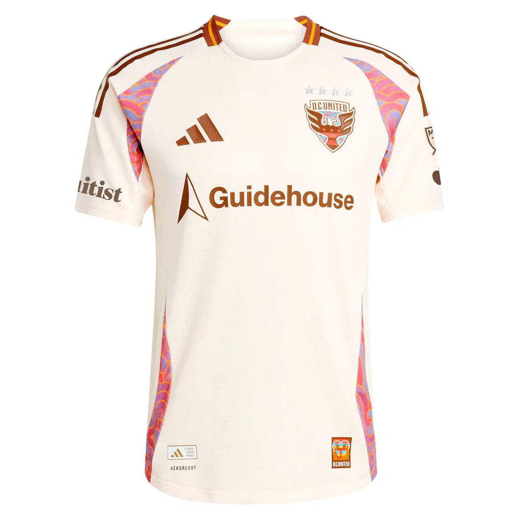 D.C. United adidas 2025 The Soul Kit On-Field Authentic Jersey - Natural
